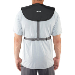 NRS Otto Matik Inflatable Lifejacket (PFD) in Black model back