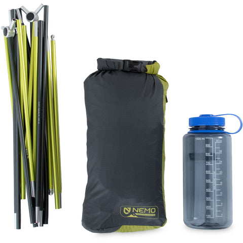 Nemo Dragonfly OSMO 2 Person Backpacking Tent packed