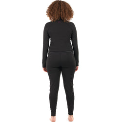Level Six Women's Vesta Dry Suit Liner in Black model back view