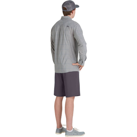 NRS Men's Guide Shorts in Dark Shadow model back