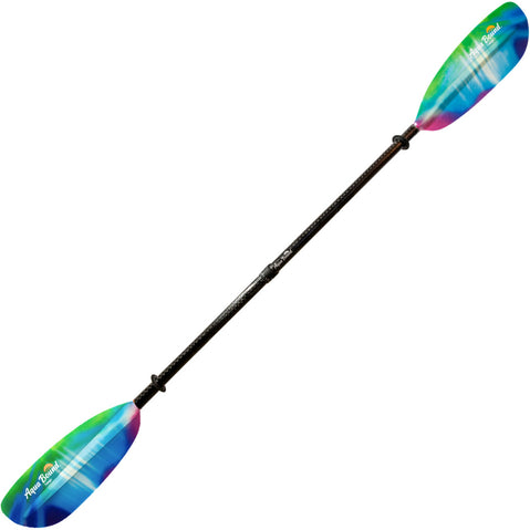 Aqua Bound Tango Fiberglass Straight Shaft Versa-Lok 2-Piece Kayak Paddle in Northern Lights full