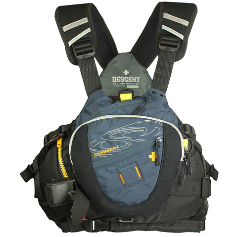 Stohlquist Descent Rescue Lifejacket (PFD) navy front