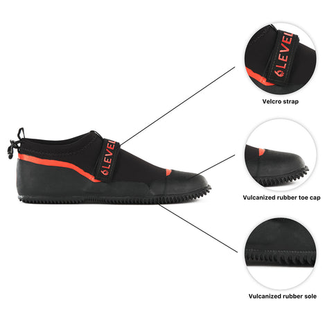 Level Six River 2.0 Neoprene Boots in Black details