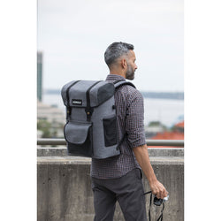 IceMule Urbano Cooler in Snow Grey lifestyle