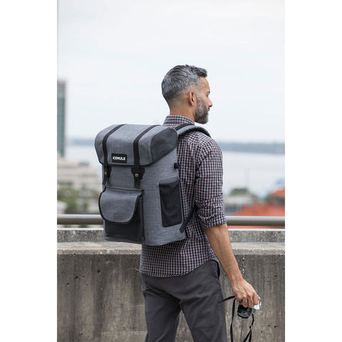 IceMule Urbano Cooler in Snow Grey lifestyle