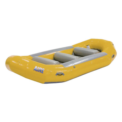AIRE 130R Self-Bailing Raft in Yellow angle