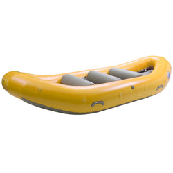 AIRE Super Duper Puma Self-Bailing Raft in Yellow angle