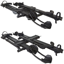 Kuat NV Base 2.0 & NV Base 2.0 Add-On Hitch Bike Rack Package in Matte Black angle