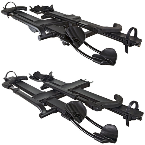 Kuat NV Base 2.0 & NV Base 2.0 Add-On Hitch Bike Rack Package in Matte Black angle