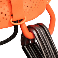 Mammut Sender Rock Climbing Harness in Highway/Safety Orange inside