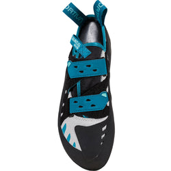 La Sportiva Women's Tarantula Boulder Rock Climbing Shoes in Ice/Crystal top view