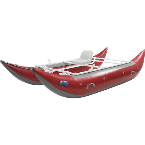 AIRE Wave Destroyer 13 Cataraft in Red angle