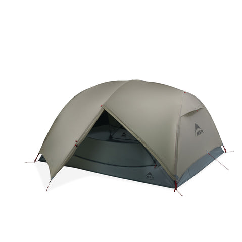 MSR Hubba Hubba LT 3 Person Backpacking Tent rainfly unzipped