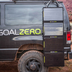 Goal Zero Nomad 100 Solar Panel with car
