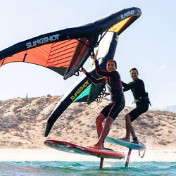 Slingshot SlingWing V2 Inflatable Surf Wing in Orange packed