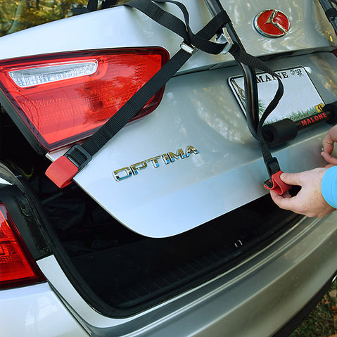 USED Malone RunWay BC3 Bike Trunk Rack angle view