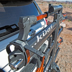 Kuat NV 2.0 2 Bike Add-On Hitch Rack in Gray Metallic closeup