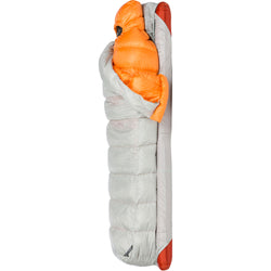 Big Agnes Lost Ranger 3N1 0 Degree Down Sleeping Bag in Mercury/Tangelo side view
