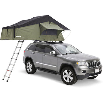 Thule Tepui Ruggedized Autana 3 Roof Top Tent with Annex in Olive Green front