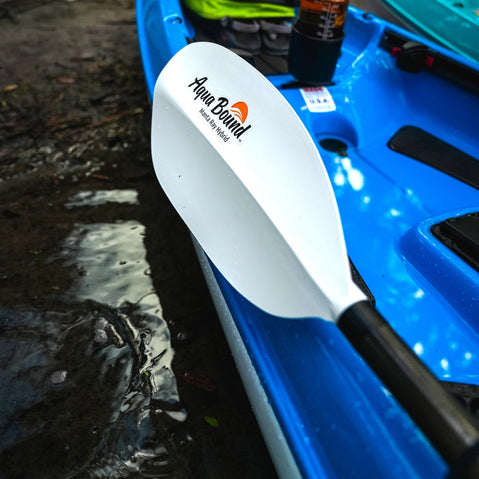Aqua-Bound Manta Ray Hybrid Versa-Lok 2-Piece Kayak Paddle with kayak