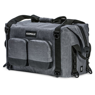 IceMule Traveler Cooler in Snow Grey angle