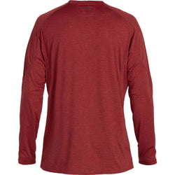 NRS Men's Silkweight Long Sleeve Shirt in Vino back