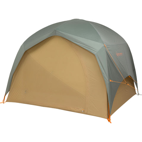Big Agnes Big House 6 Person Camping Tent rainfly and door open