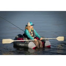 Outcast Cruzer Float Tube in Sage lifestyle