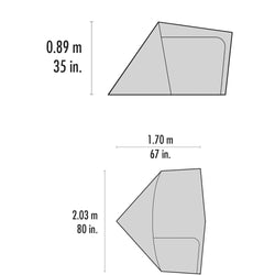 MSR Gear Shed Vestibule layout diagram