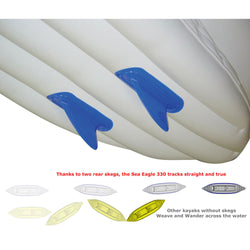 Sea Eagle Sport 370 Inflatable Kayak Pro Tandem Package bottom