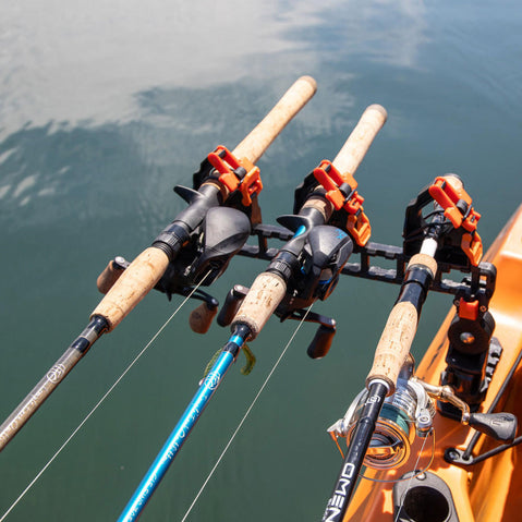 YakAttack SideStage Pro Rod Holder Rack lifestyle