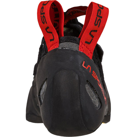 La Sportiva Men's Tarantula Boulder Rock Climbing Shoes in Metal/Sunset back view