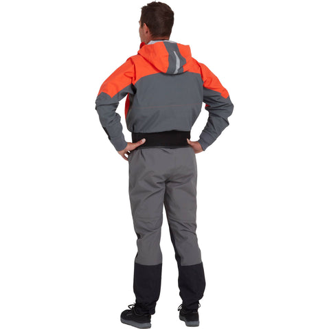 NRS Men's Element GORE-TEX Pro Semi-Dry Top in Flare model back