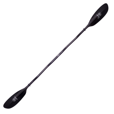 Werner Athena Bent Shaft Carbon Kayak Paddle in Carbon angle