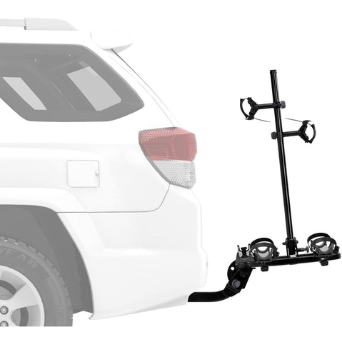 Yakima OnRamp 2 Bike Hitch Rack installed on a car side