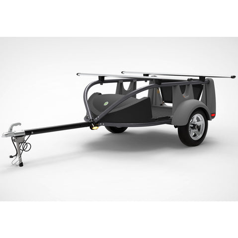 SylvanSport GoEasy Essential Kayak Trailer Package side view
