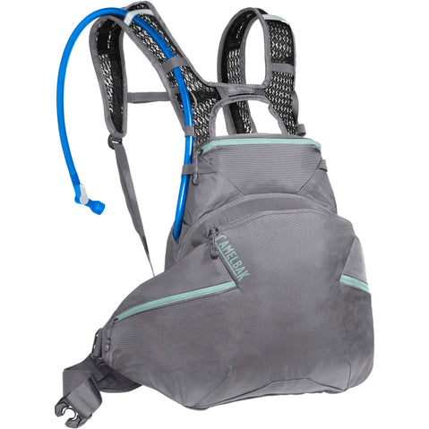 Camelbak Women's Solstice LR 10 Hydration Backpack in Black/Silver angle