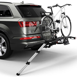 Thule EasyFold XT 2 Bike Hitch Rack with ramp unfolded