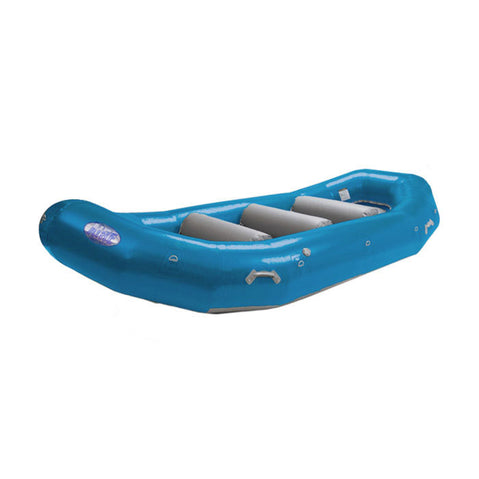 AIRE 130E Self-Bailing Raft in Blue angle