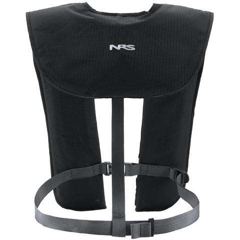 NRS Otto Matik Inflatable Lifejacket (PFD) in Black back