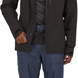 Patagonia Men's Powder Town Jacket in Black waist