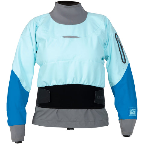 Kokatat Women's OM GORE-TEX Pro Dry Top in Ice front