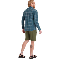 NRS Men's Guide Long Sleeve Shirt Stealth model back