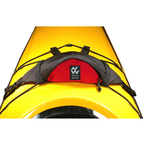 North Water TurtleBack Deck Bag front attached on a kayak