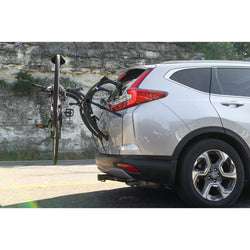 Saris Bones EX 2-Bike Trunk Rack with bikes loaded up