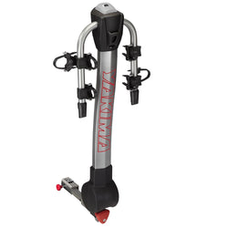 Yakima RidgeBack 2 Bike Hitch Rack installed on a car angle