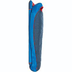 Big Agnes Anvil Horn 30 Degree Down Sleeping Bag in Blue/Red side