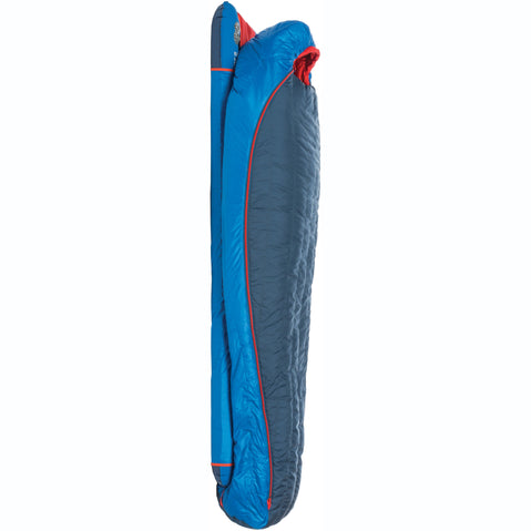 Big Agnes Anvil Horn 30 Degree Down Sleeping Bag in Blue/Red side