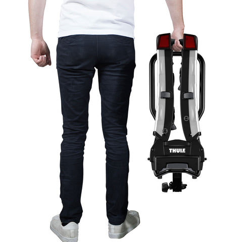 Thule EasyFold XT 2 Bike Hitch Rack being carried