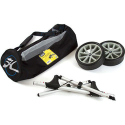 Hobie Plug-In Fold And Stow Kayak Cart ready for travel